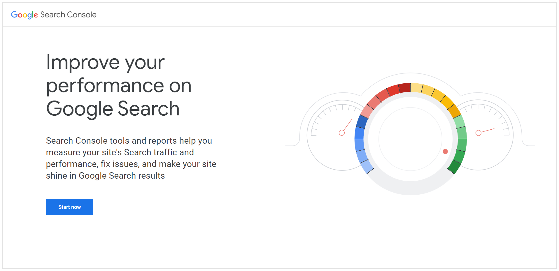 Google Search Console ランディングページ